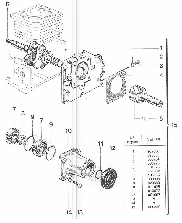 Réducteur 1/2 SM